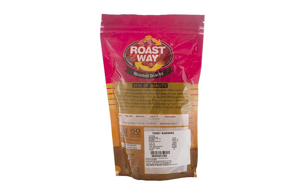 Roast Way Roasted Makhana Tangy    Pack  100 grams